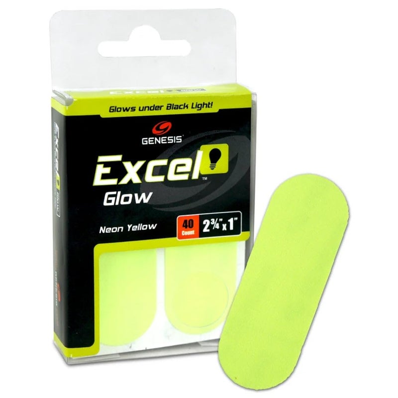 GENESIS Bowling Excel Glow Performance Tape Neon Yellow - 40 Pieces - Image 1